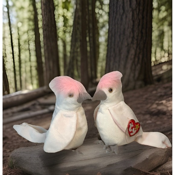 2 Ty Beanie Babies - Kuku the Bird (1998) MNWT - Picture 1 of 2